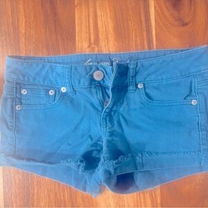 AE Teal/Blue Chino Shorts